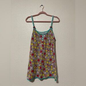 Little Miss Retro Floral Lace Sleepwear Dress